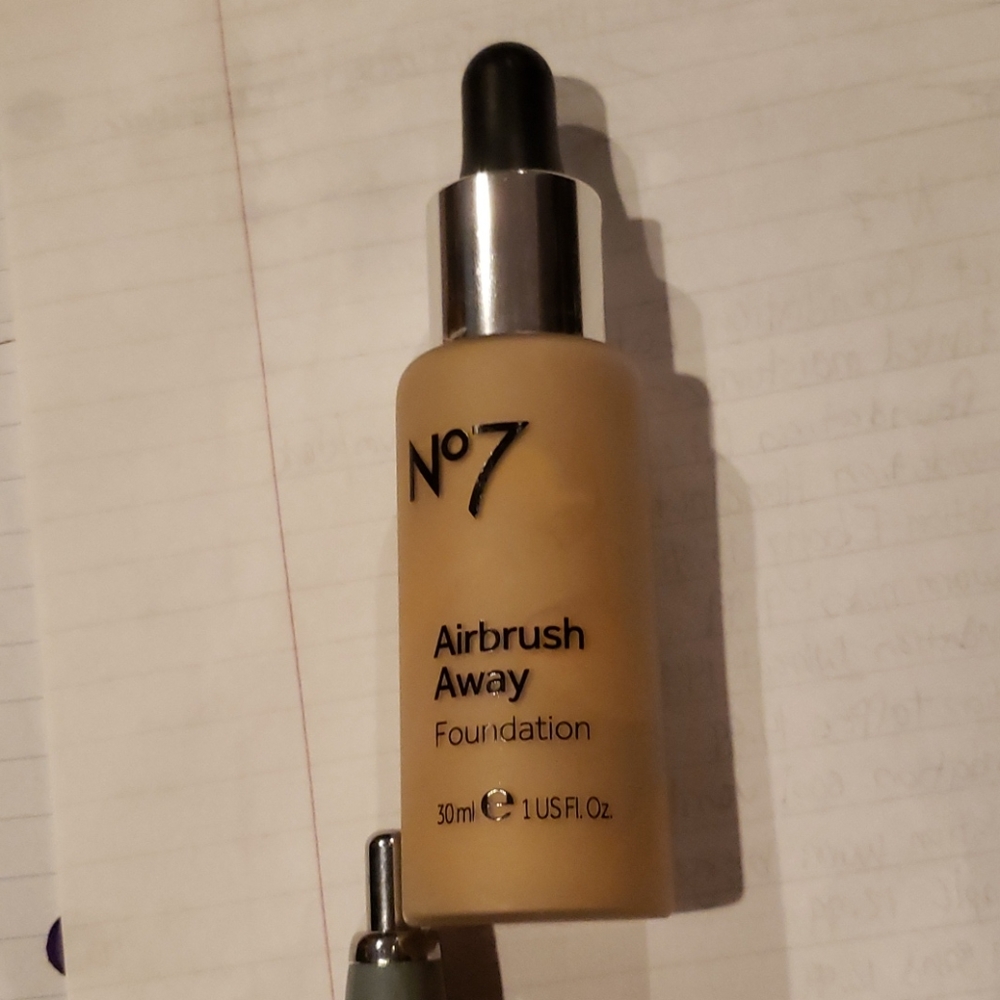 Airbrush away foundation